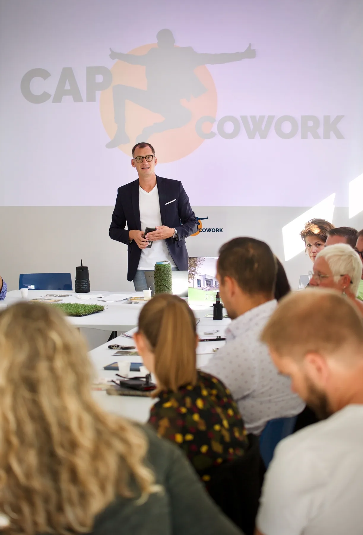 Formation organisée dans une salle CAP Cowork